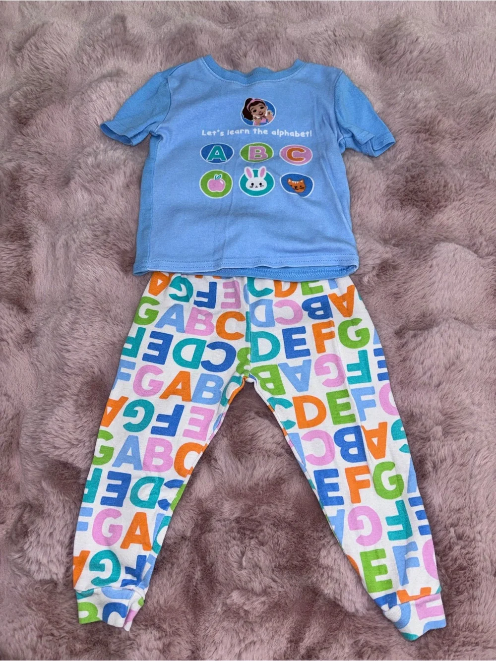18M Baby Girl Clothes Bundle – Pajamas, Tops & Shorts